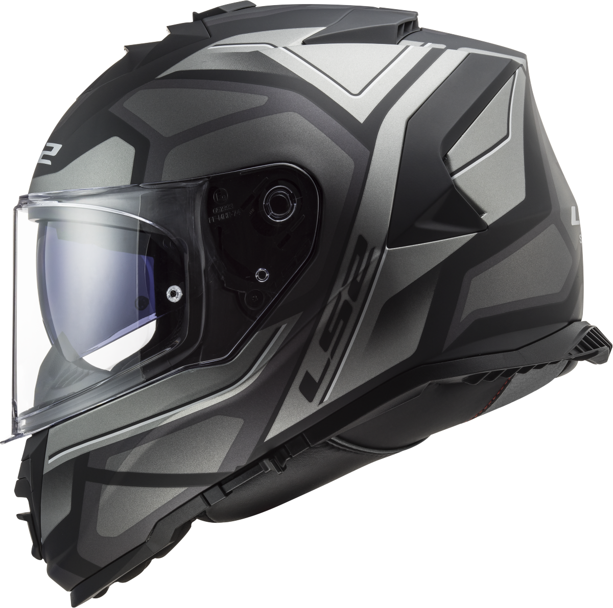 LS2 FF800 STORM II FASTER HELMET (Matt Grey Titanium) - AlwaysRiding