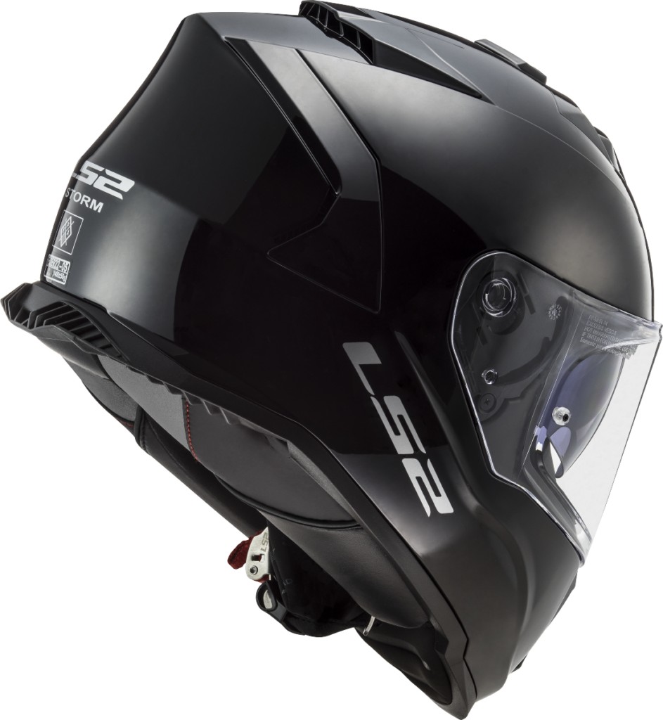 LS2 FF800 STORM II SOLID HELMET (Gloss Black) - AlwaysRiding
