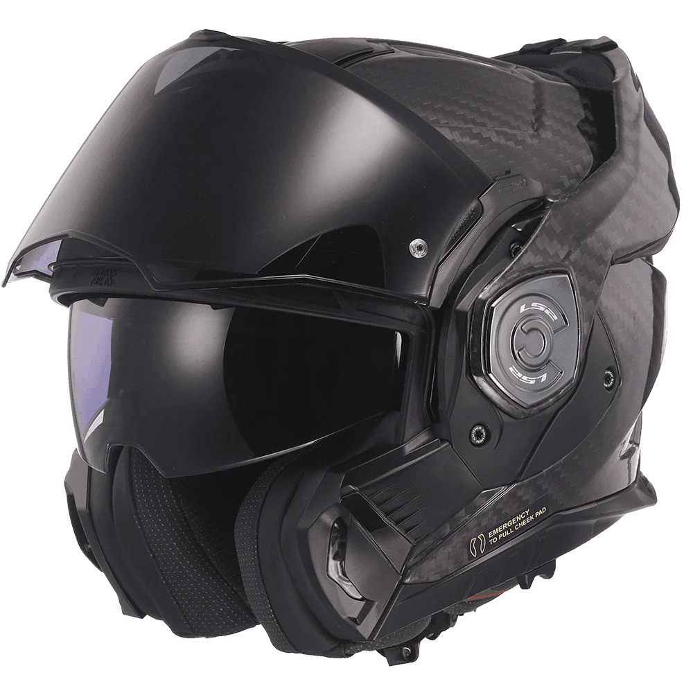 LS2 FF901 ADVANT X SOLID CARBON HELMET (Gloss Black)