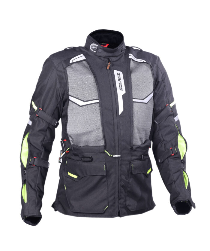 SOLACE FURIOUS TOURING JACKET V3.0 (Black) - AlwaysRiding