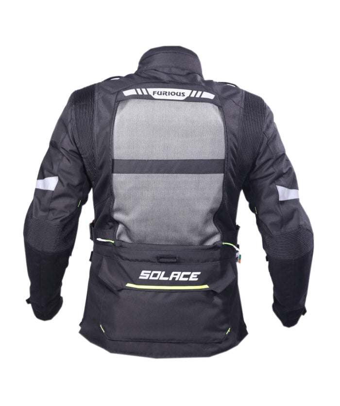 SOLACE FURIOUS TOURING JACKET V3.0 (Black) - AlwaysRiding