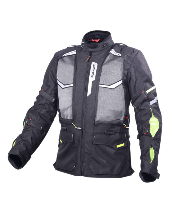 SOLACE FURIOUS TOURING JACKET V3.0 (Black) - AlwaysRiding