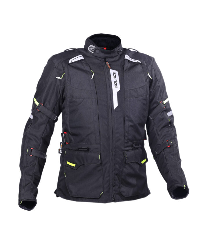 SOLACE FURIOUS TOURING JACKET V3.0 (Black) - AlwaysRiding
