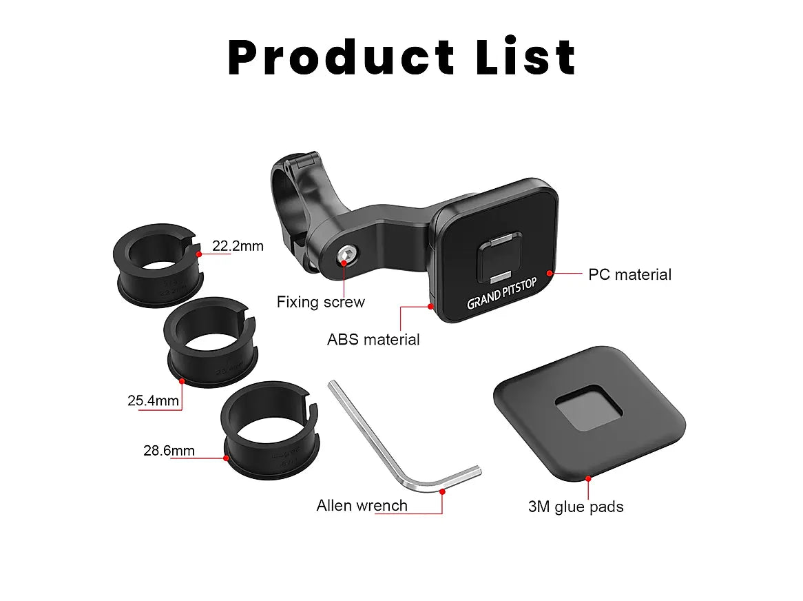GPS Quick Lock GEN-1 with in-built MAGNETIC LOCK Technology Handlebar Motorcycle Mobile Holder - AlwaysRiding