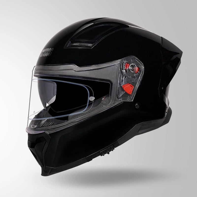 STUDDS HELIOS SOLID HELMET (Gloss Black)