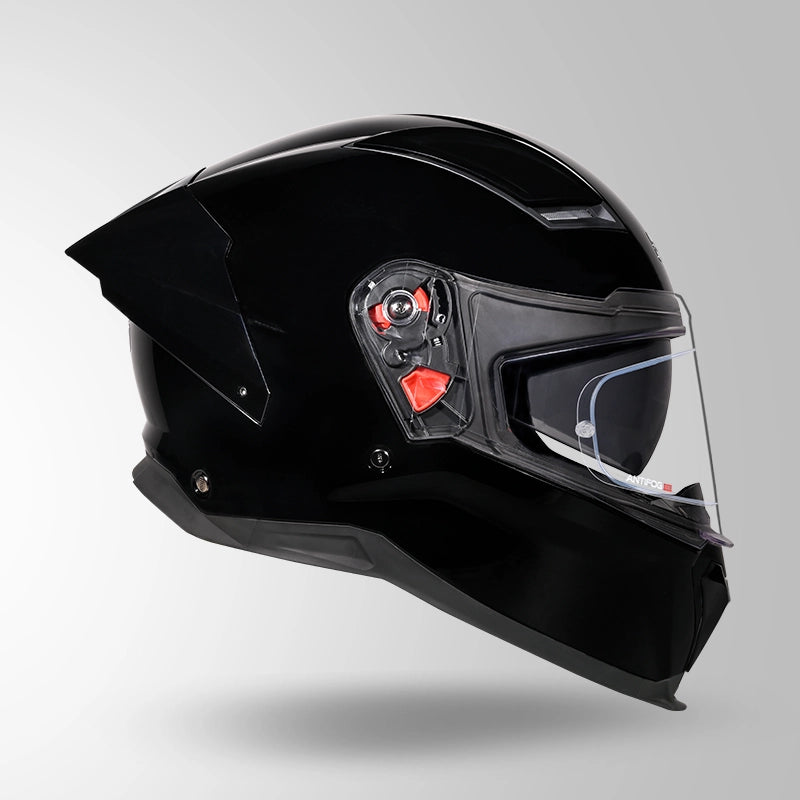 STUDDS HELIOS SOLID HELMET (Gloss Black)