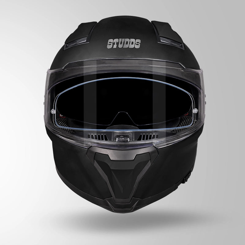 STUDDS HELIOS SOLID HELMET (Matt Black)