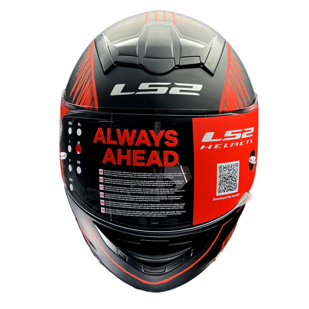LS2 FF352 ROOKIE WRITED HELMET (Matt Black Red) - Always Riding
