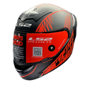 LS2 FF352 ROOKIE WRITED HELMET (Matt Black Red) - Always Riding