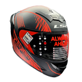 LS2 FF352 ROOKIE WRITED HELMET (Matt Black Red) - Always Riding