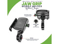 GPS Jaw Grip Aluminium Mobile Holder - Black - AlwaysRiding