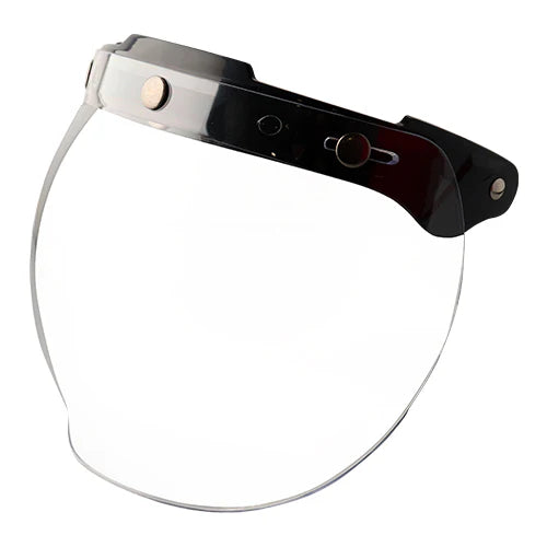 AXOR RETRO JET BUBBLE VISOR (Clear) - AlwaysRiding