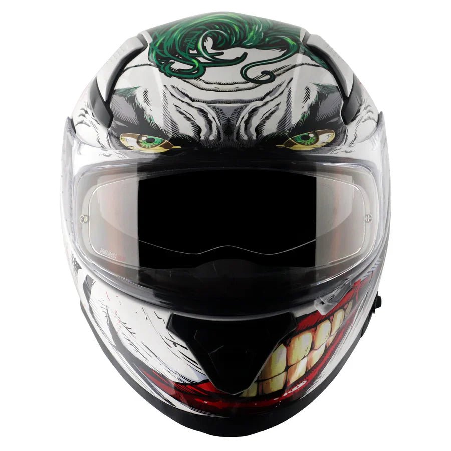 AXOR APEX DC JOKER HELMET (Gloss White Green) - AlwaysRiding