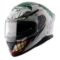 AXOR APEX DC JOKER HELMET (Gloss White Green) - AlwaysRiding