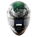 AXOR APEX DC JOKER HELMET (Gloss White Green) - AlwaysRiding