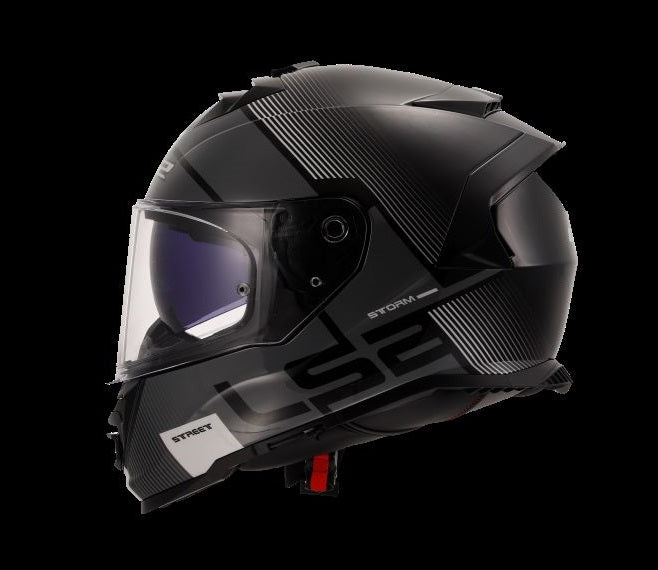 LS2 FF800 STORM II EPIC HELMET (Gloss Black White) - AlwaysRiding