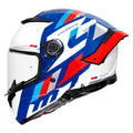 MT THUNDER 4 SV ERGO HELMET (Gloss White Blue) - Always Riding