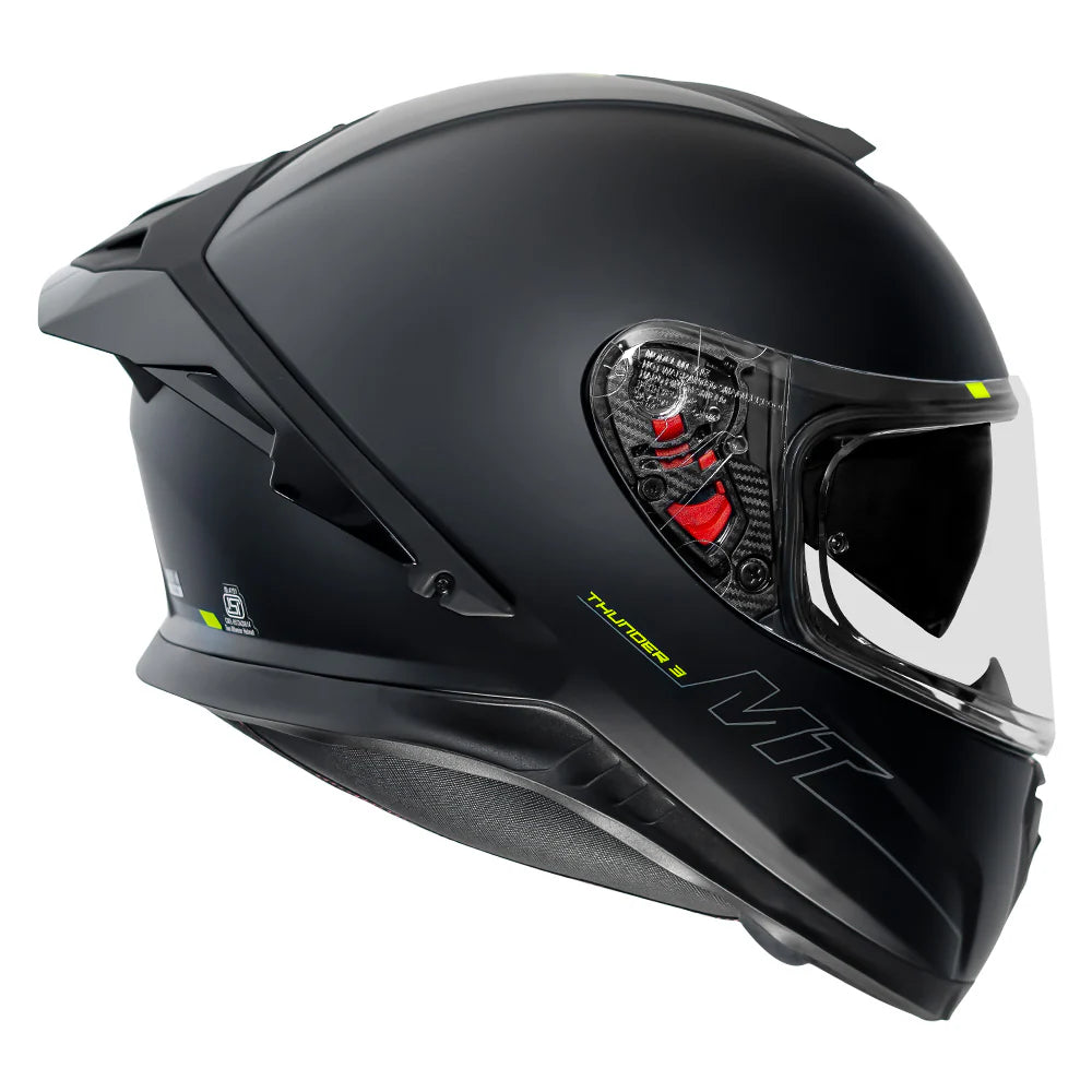 MT THUNDER SV PRO SOLID HELMET (Matt Black)
