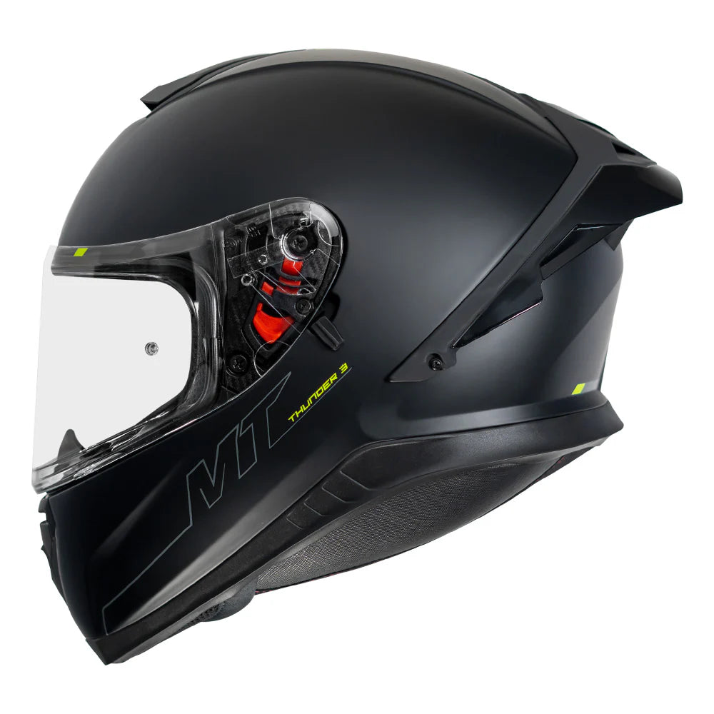 MT THUNDER 3 SV PRO SOLID HELMET (Matt Black) - Always Riding