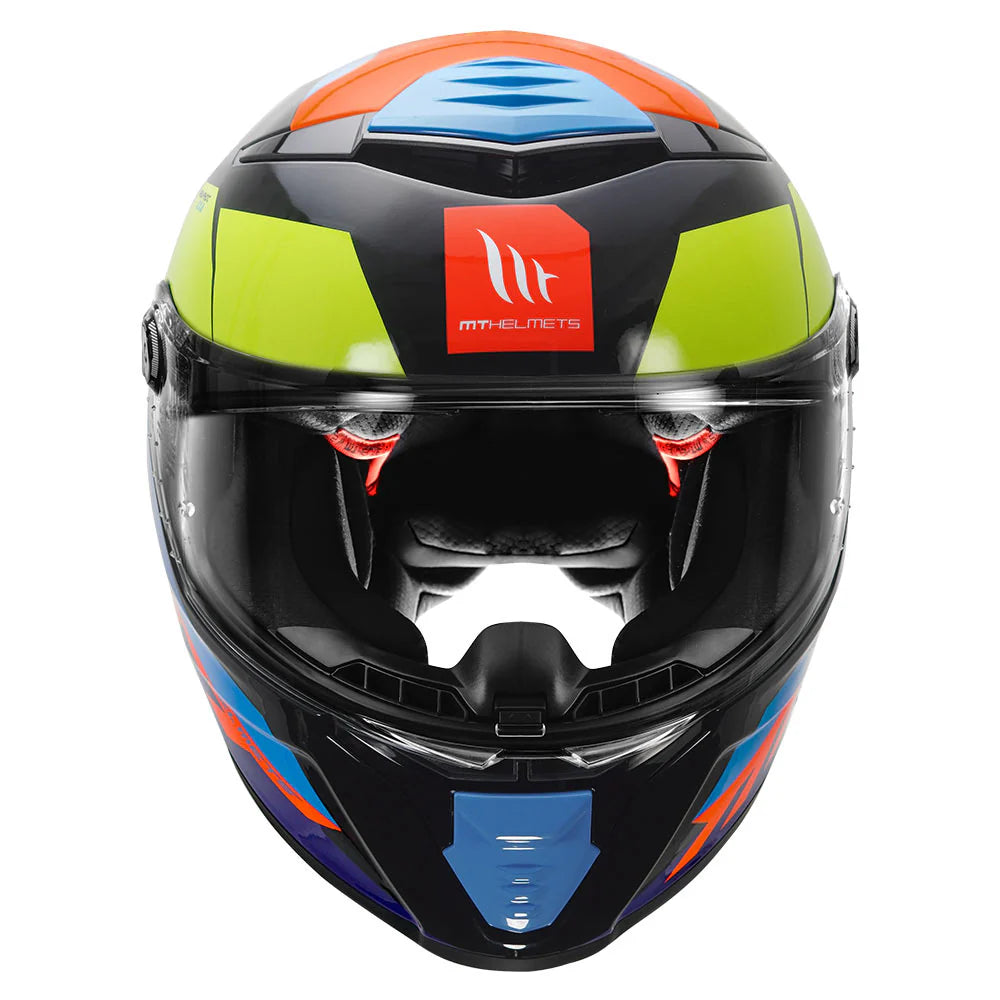MT THUNDER 4 SV EXA HELMET (Gloss Orange Neon) - Always Riding