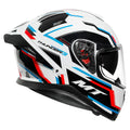 MT THUNDER 3 SV PRO BLAZE HELMET (Gloss White Red) - Always Riding