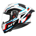 MT THUNDER 3 SV PRO BLAZE HELMET (Gloss White Red) - Always Riding