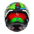 MT THUNDER 4 SV DRAX HELMET (Gloss Blue Neon) - Always Riding