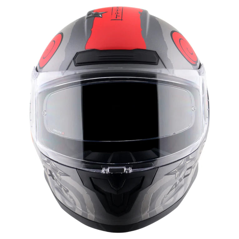AXOR SABER NARUTO HELMET (Dull Black Orange)