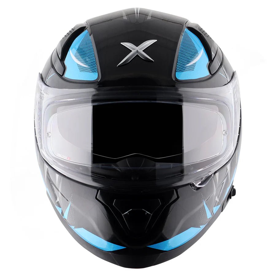 AXOR APEX HUNTER HELMET (Gloss Black Blue) - AlwaysRiding