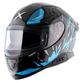 AXOR APEX HUNTER HELMET (Gloss Black Blue) - AlwaysRiding