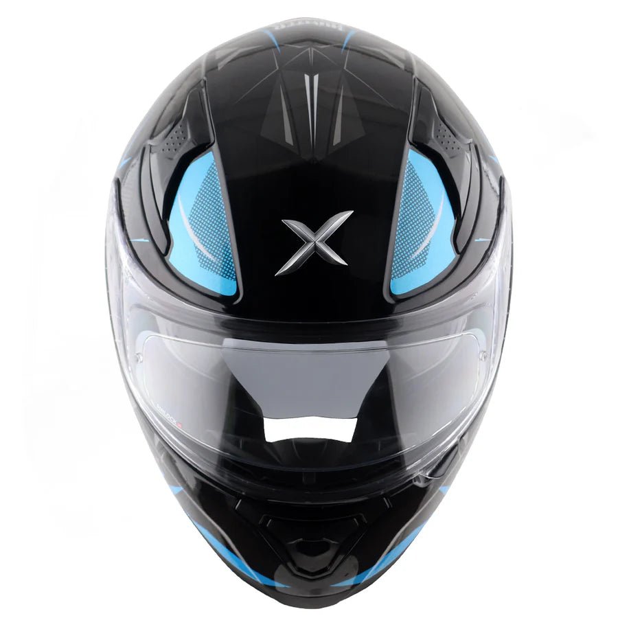 AXOR APEX HUNTER HELMET (Gloss Black Blue) - AlwaysRiding
