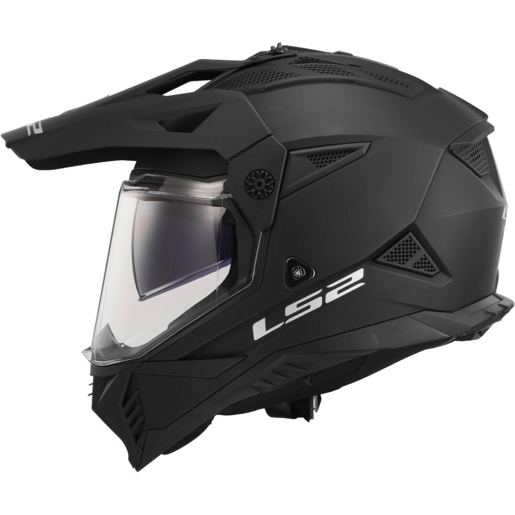 LS2 MX436 PIONEER II SOLID HELMET (Matt Black)