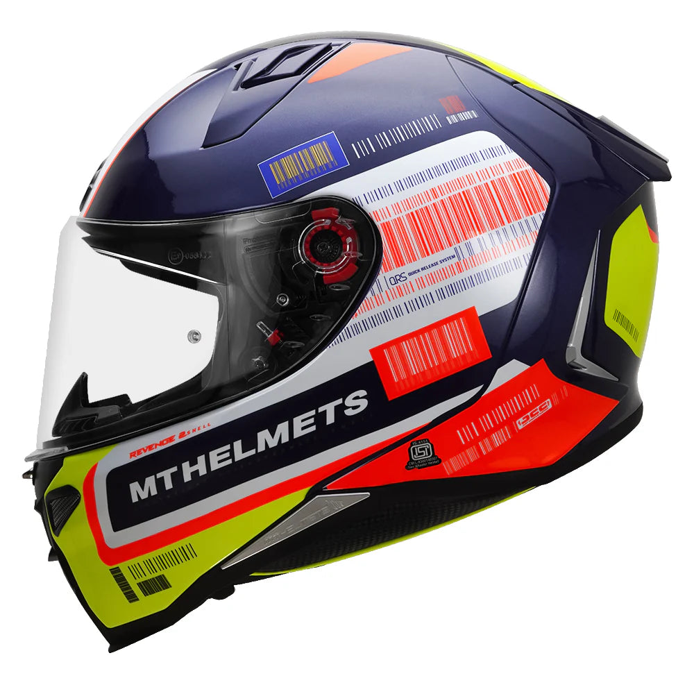 MT REVENGE 2 RS HELMET (Gloss Blue) - Always Riding