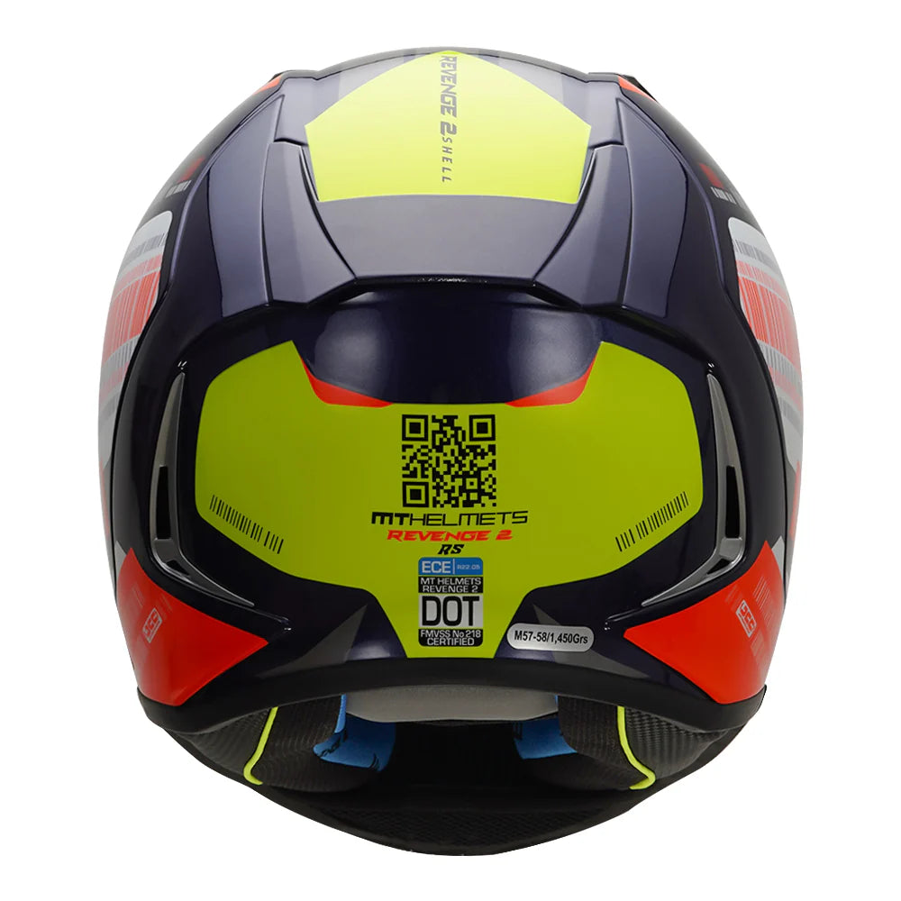 MT REVENGE 2 RS HELMET (Gloss Blue) - Always Riding