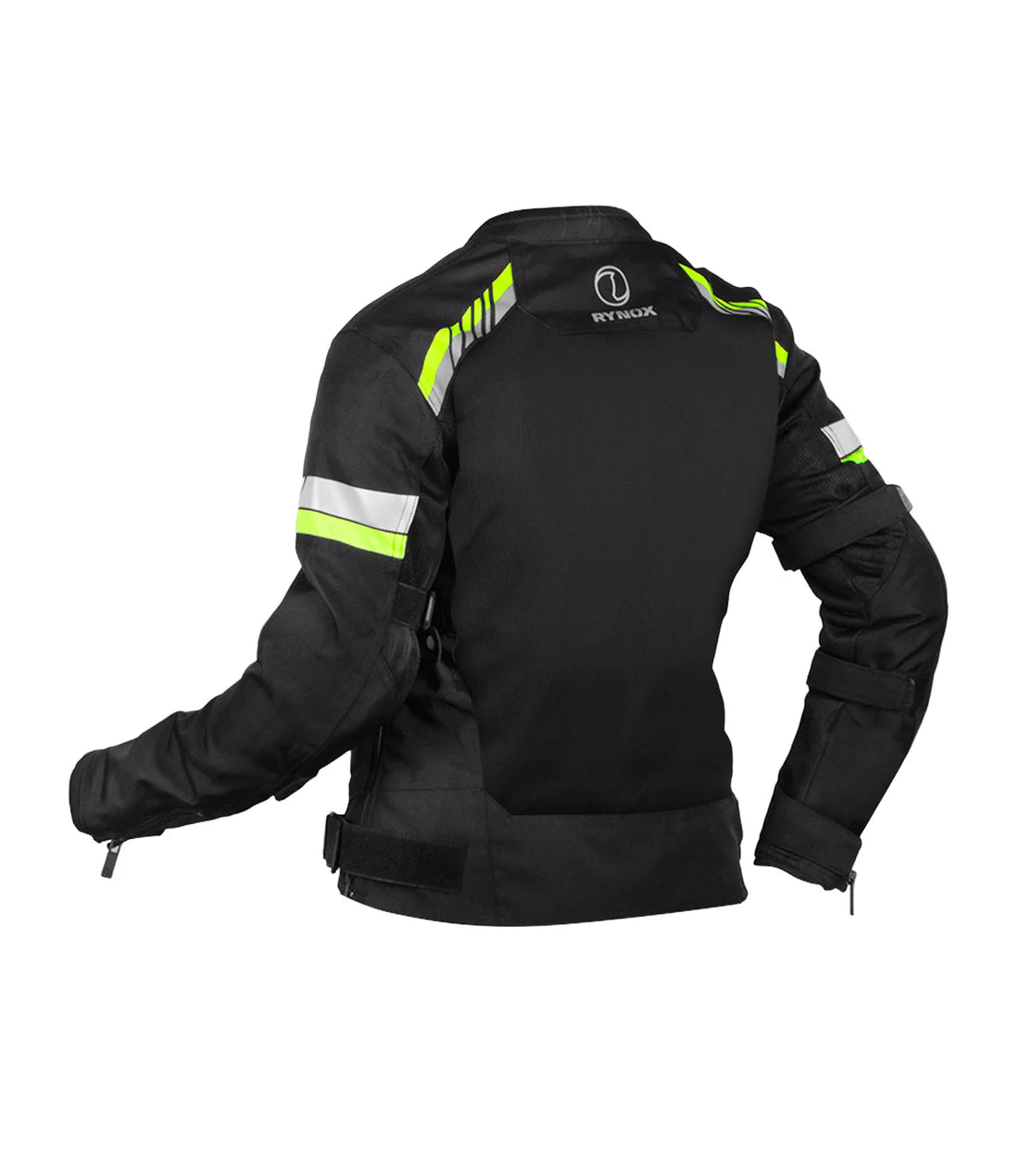 RYNOX AIR GT 4 WOMEN'S JACKET (Black Hi-Viz Green)