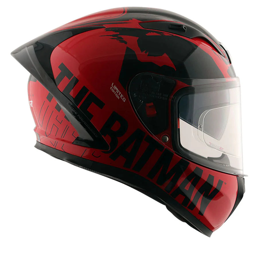 AXOR STREET DC BATMAN HELMET (Gloss Red) - AlwaysRiding