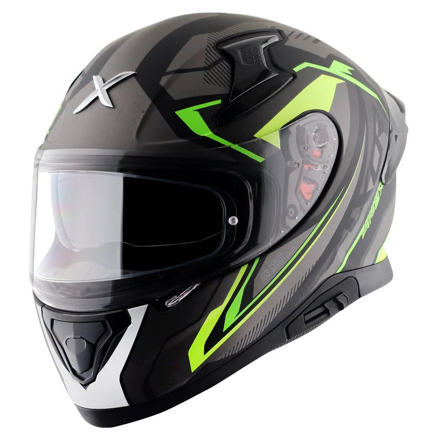AXOR APEX ROADTRIP HELMET (Dull Black Neon) - AlwaysRiding