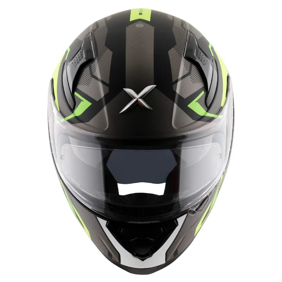 AXOR APEX ROADTRIP HELMET (Dull Black Neon) - AlwaysRiding