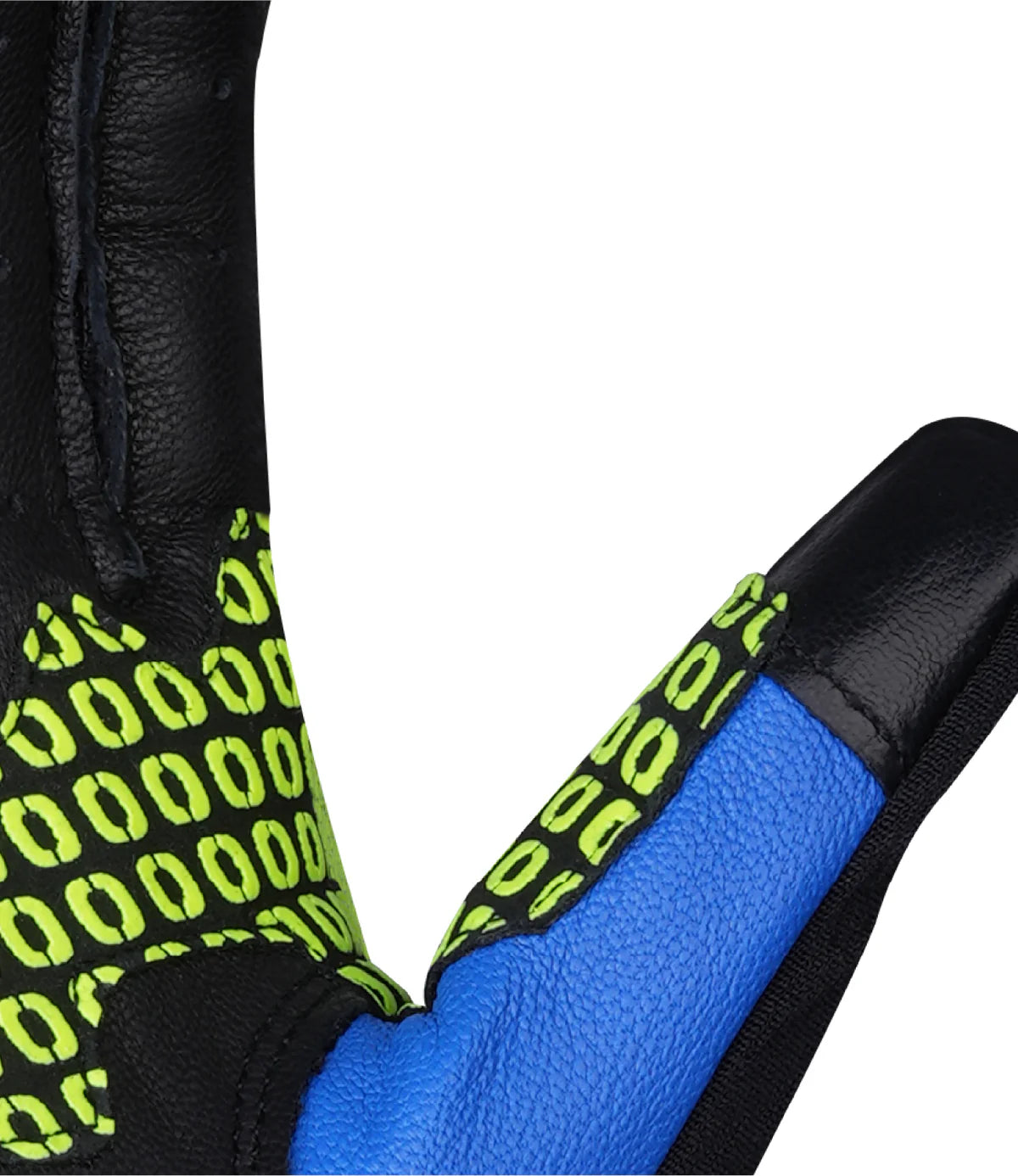 RYNOX GRAVEL DUALSPORT GLOVE (Hi-Viz GreenBlue) - AlwaysRiding
