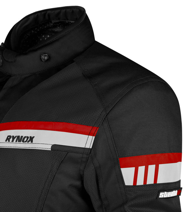 RYNOX STEALTH AIR PRO JACKET (Black Red) - AlwaysRiding
