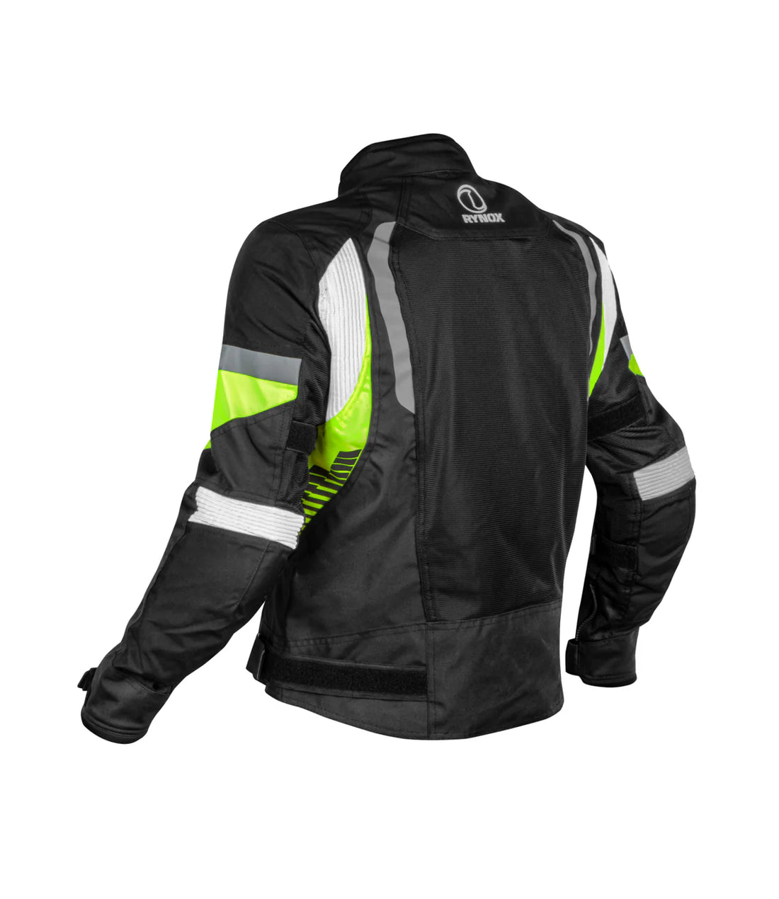 RYNOX TORNADO PRO 4 JACKET (Black Hi-Viz Green) - AlwaysRiding