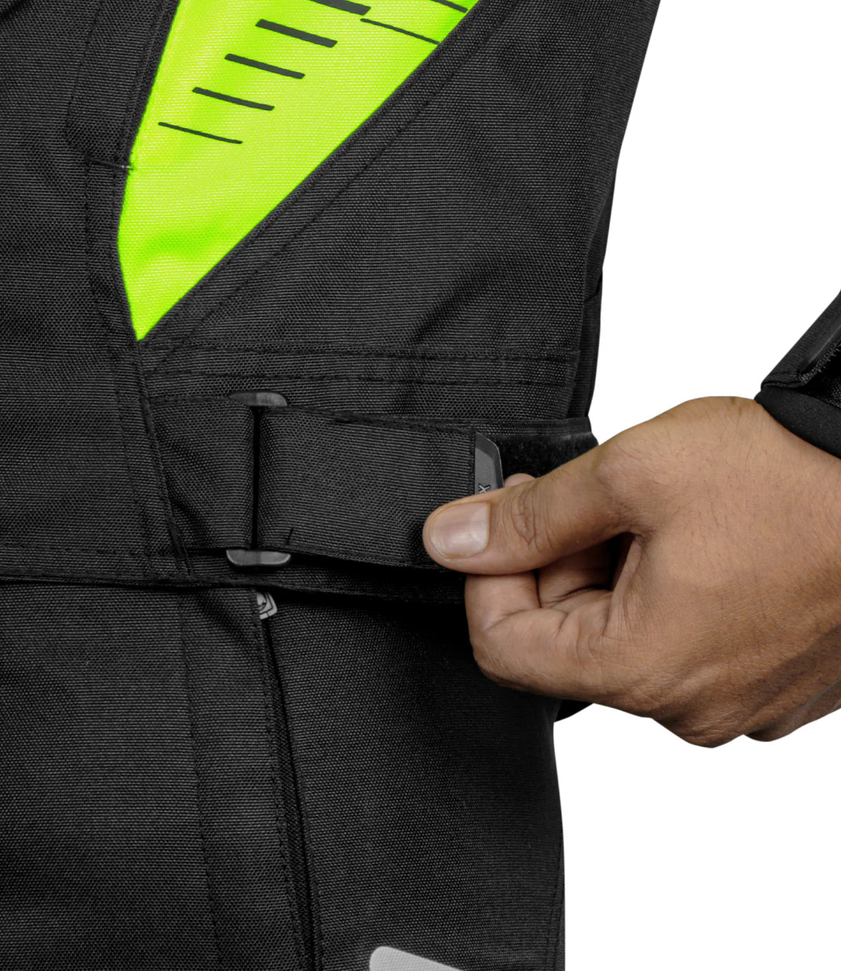 RYNOX TORNADO PRO 4 JACKET (Black Hi-Viz Green) - AlwaysRiding