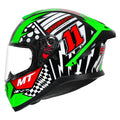MT THUNDER 3 SV PRO SERGIO GARCIA HELMET (Gloss Green Black) - Always Riding