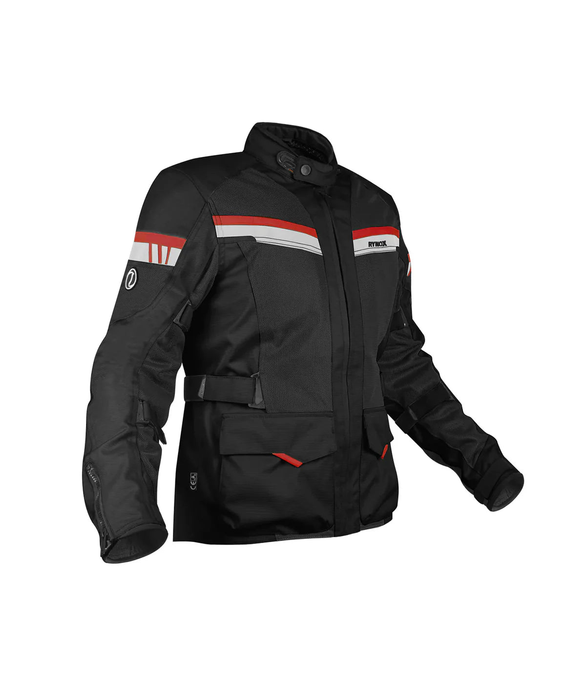 RYNOX STEALTH AIR PRO JACKET (Black Red) - AlwaysRiding