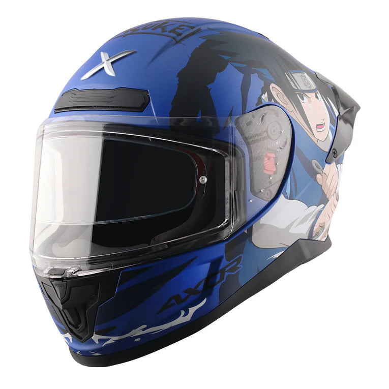 AXOR SABER SASUKE HELMET (Dull Black Blue)