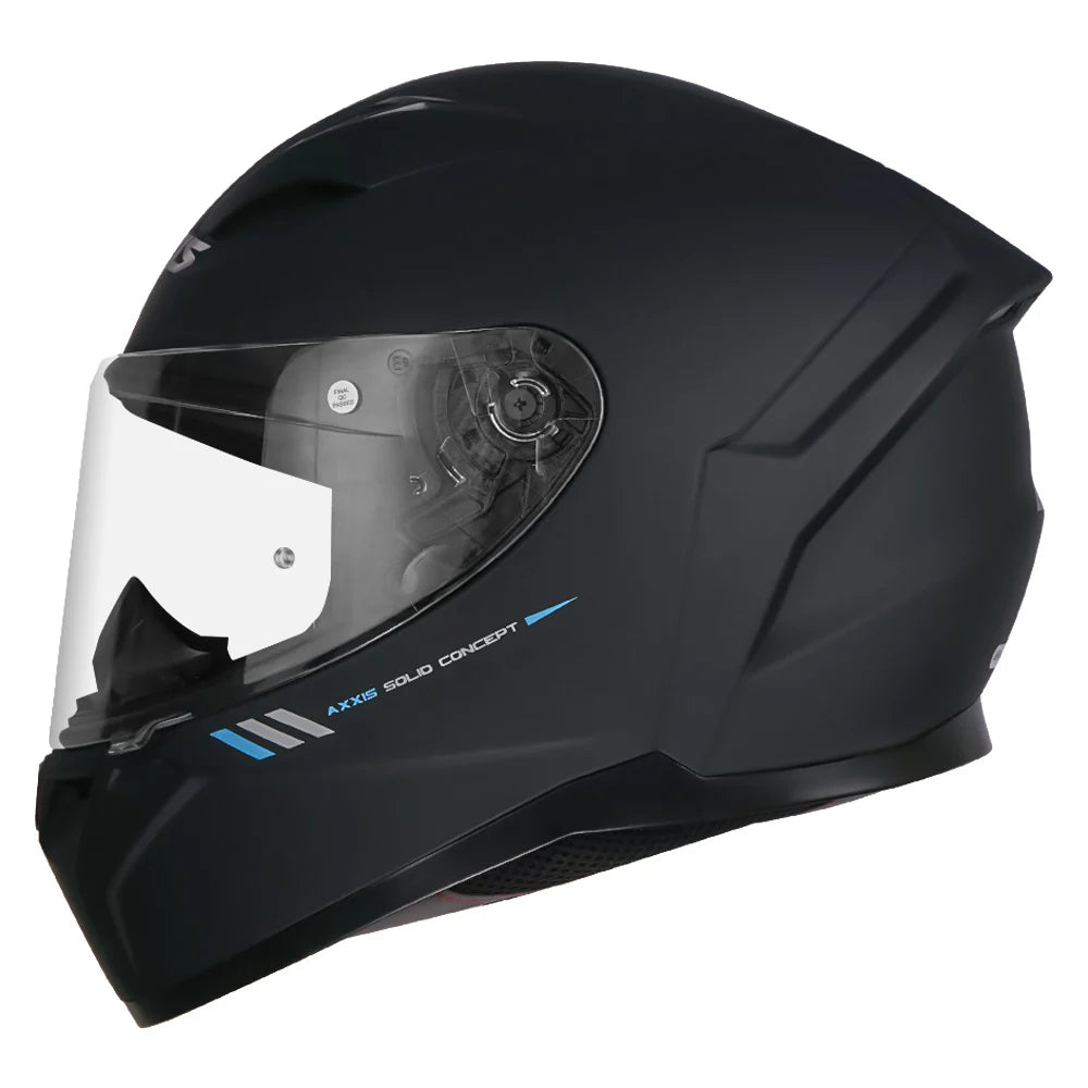 AXXIS SEGMENT SOLID HELMET (Matt Black) - Always Riding