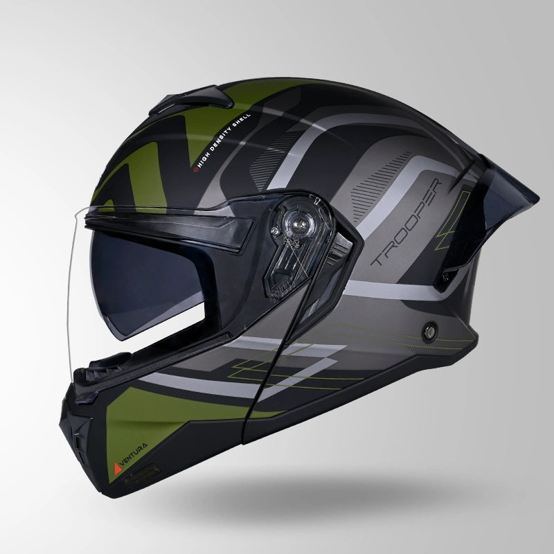 STUDDS TROOPER D3 VENTURA HELMET (Matt Military Green)