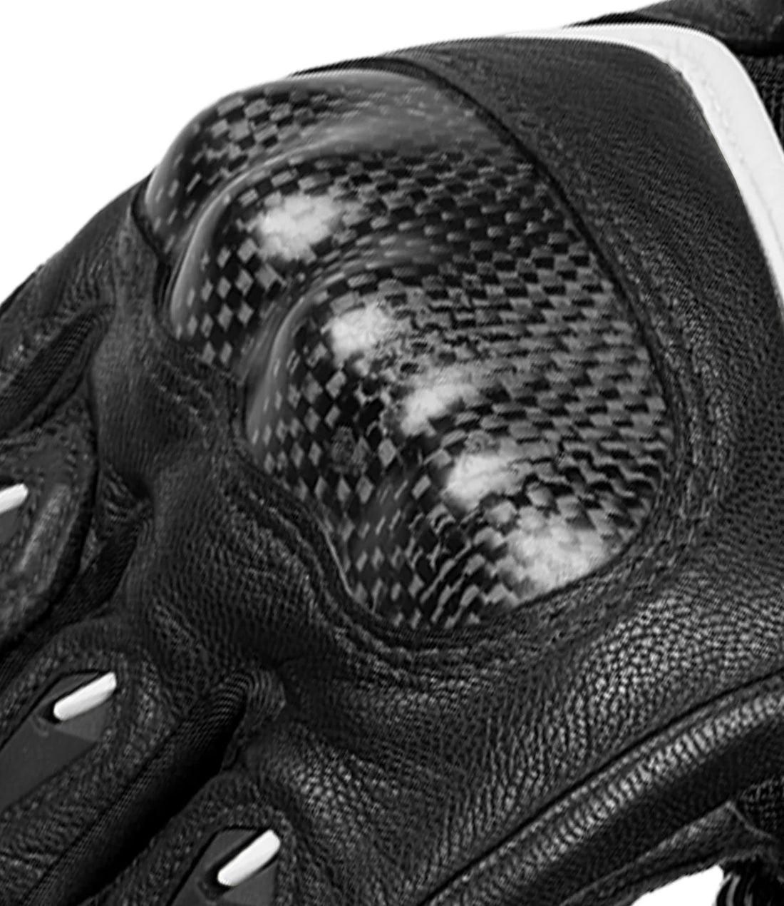 RYNOX TORNADO PRO 4 GLOVES (Black White) -CARBON EDITION