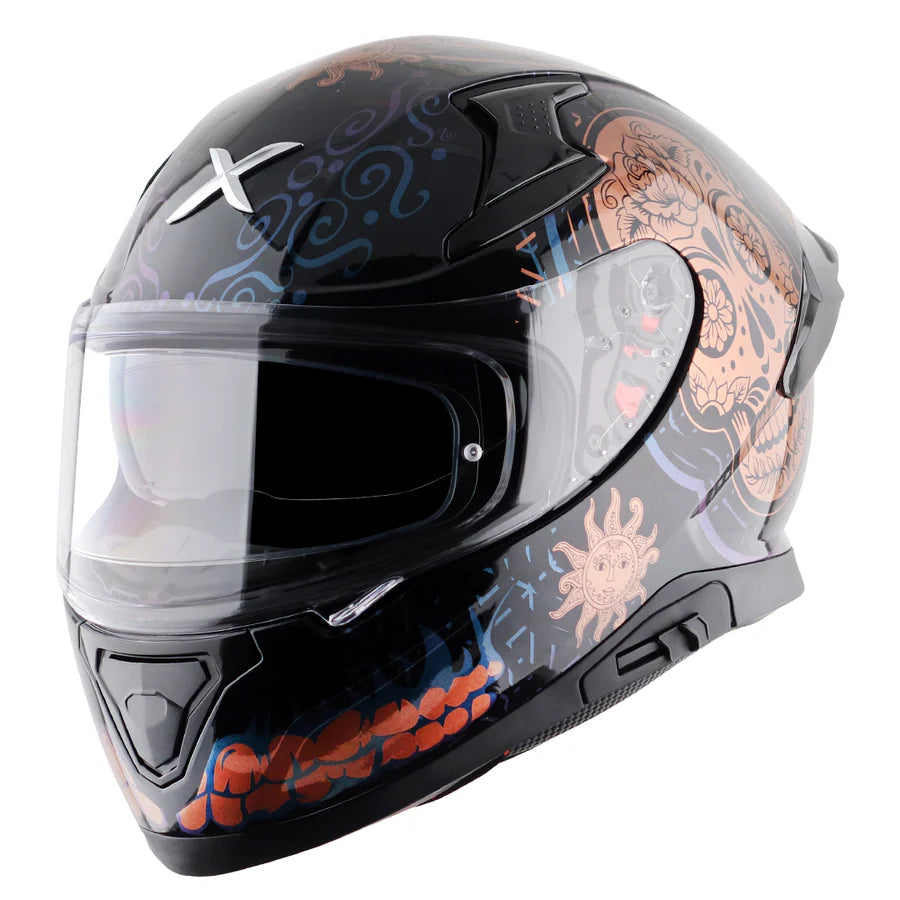 AXOR APEX TRANCE HELMET (Gloss Black Gold) - AlwaysRiding