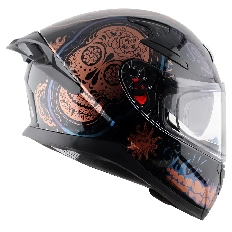 AXOR APEX TRANCE HELMET (Gloss Black Gold) - AlwaysRiding